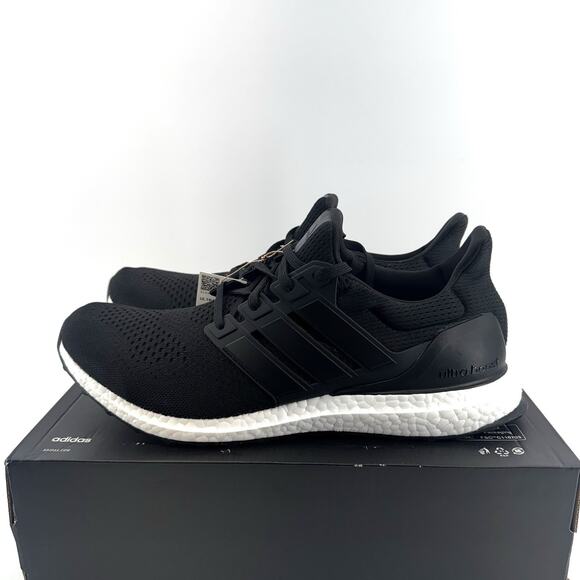 adidas Ultraboost 1.0 Core Black Beam Green HQ4201 Men's Size 14